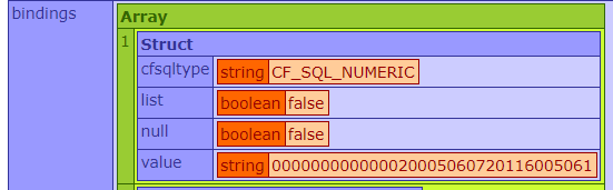 Wrongly inferred SQL type in the QB module